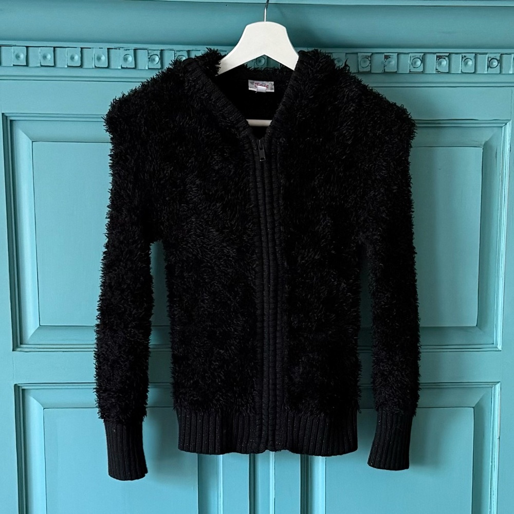 Girl’s Justice Hooded Fuzzy Jacket